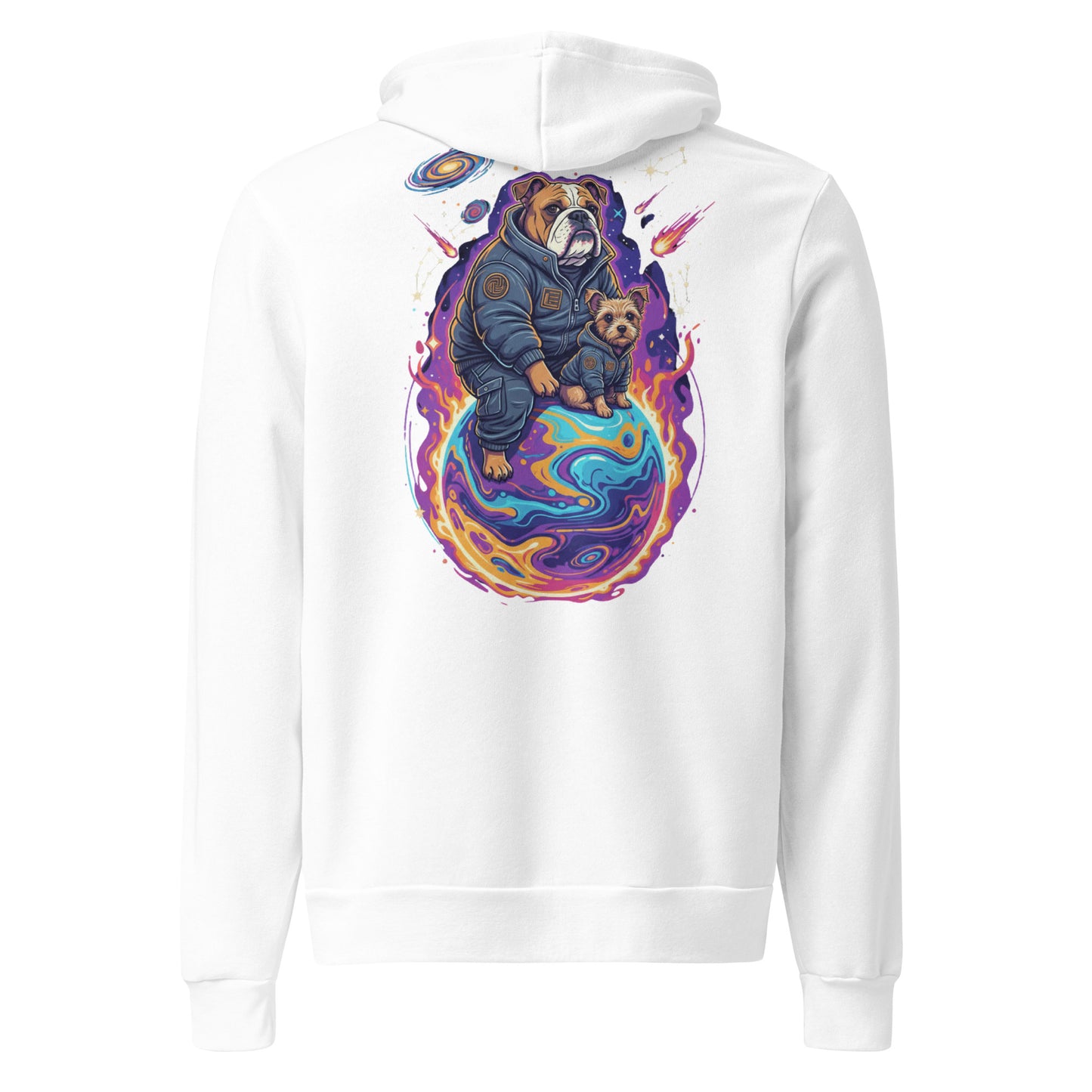 CosmoPets Galaxy Edition Hoodie β AstroBulldog πͺπΆ