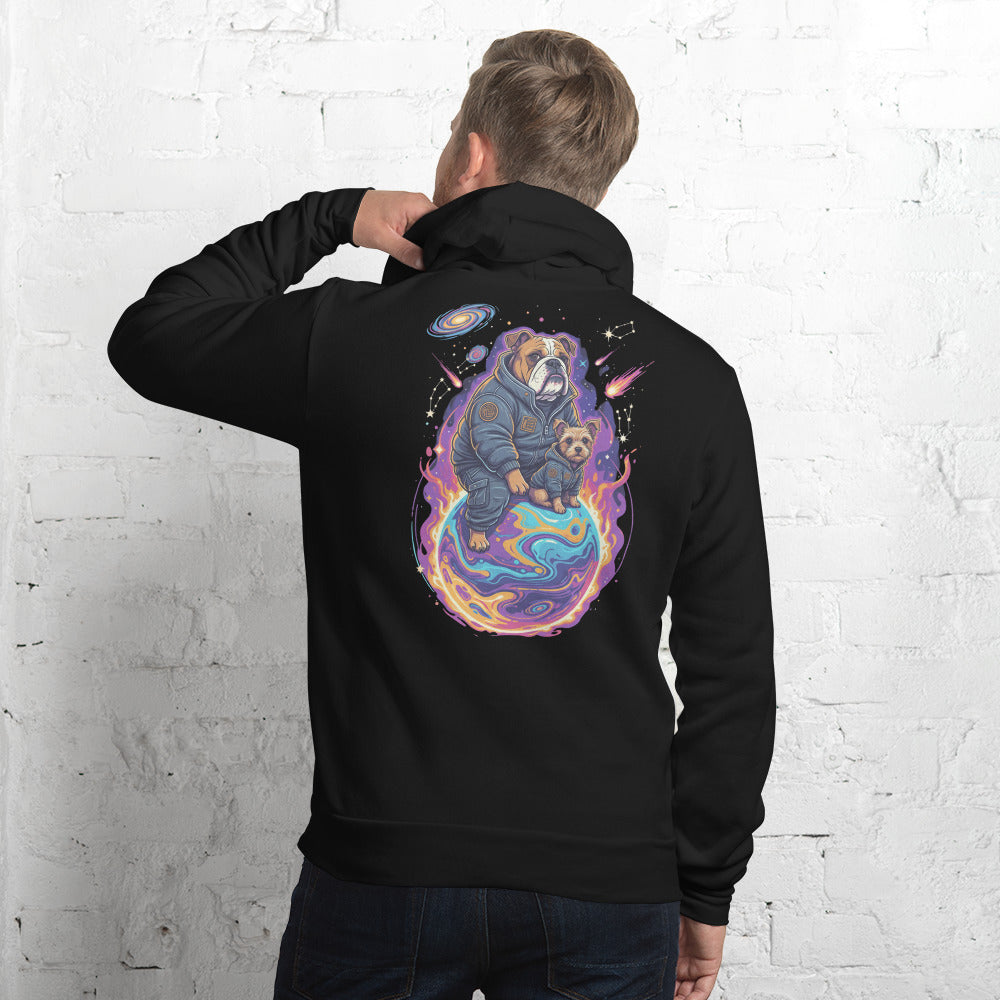 CosmoPets Galaxy Edition Hoodie – AstroBulldog 🪐🐶