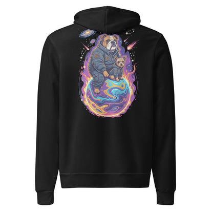 CosmoPets Galaxy Edition Hoodie – AstroBulldog 🪐🐶