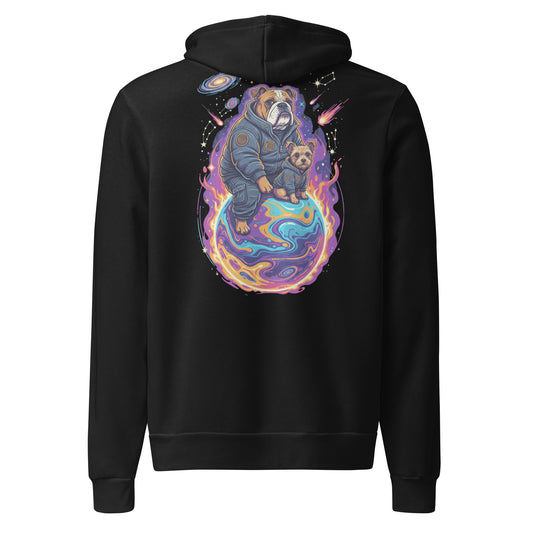 CosmoPets Galaxy Edition Hoodie – AstroBulldog 🪐🐶