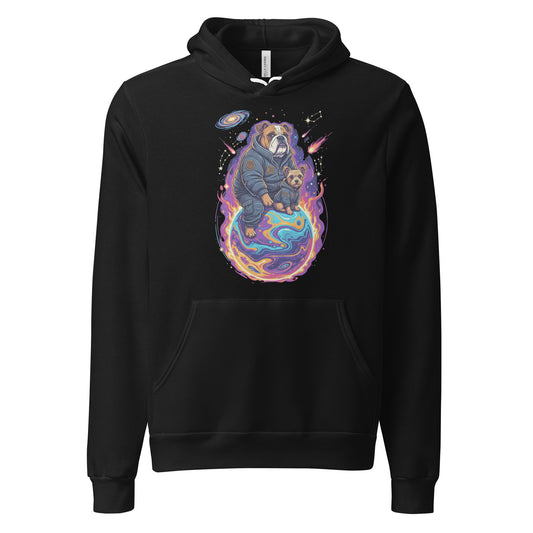 CosmoPets Galaxy Front Edition Hoodie – AstroBulldog 🪐🐶