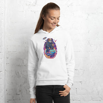 CosmoPets Galaxy Front Edition Hoodie – AstroBulldog 🪐🐶
