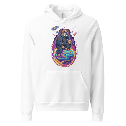CosmoPets Galaxy Front Edition Hoodie – AstroBulldog 🪐🐶