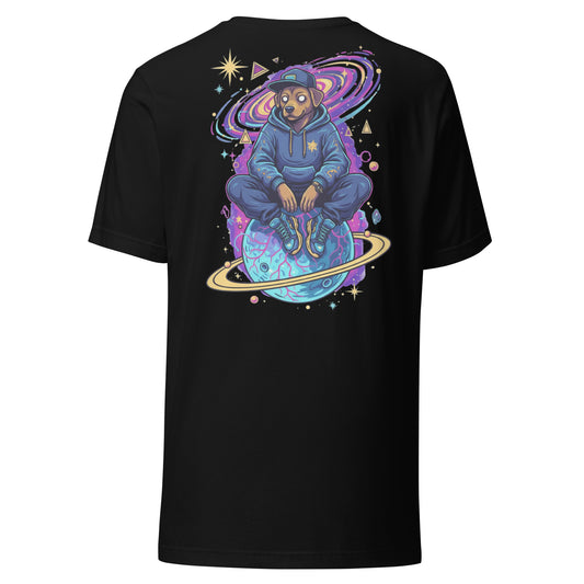 CosmoPets Galaxy Tee – SpaceShiba (Back Print Edition) 🐕✨