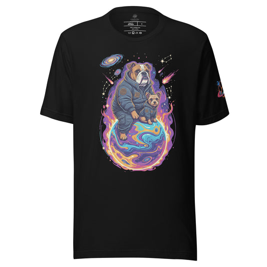 CosmoPets Galaxy Tee – AstroBulldog 🪐🐶
